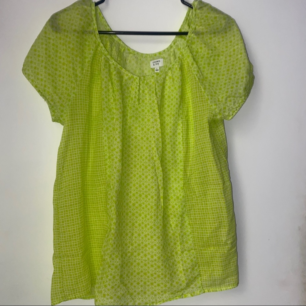 CROWN AND IVY SHIRT SIZE LARGE